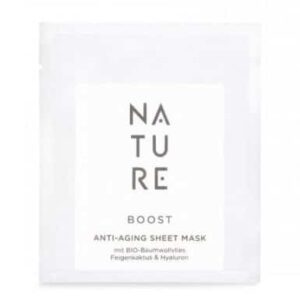 nature boost anti aging mask aus bio baumwollvlies