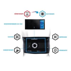 COMPEX - COLDFORM RÜCKEN-Rückenstütze, atmungsaktives Material, elastische Kompression und Schmerztherapie.