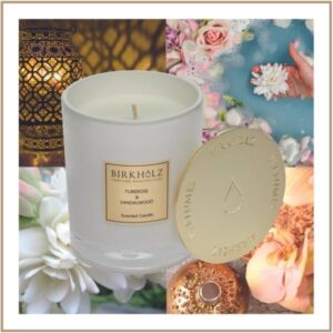 scented candle tuberose sandalwood