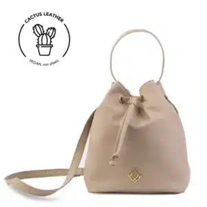 estilobotanico HandtascheveganesKaktusleder beige