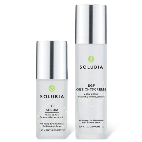 SOLUBIA EGF Set Serum Gesichtscreme Kosmetik