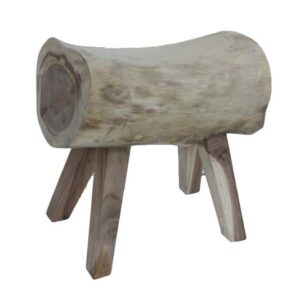 holzstamm hocker