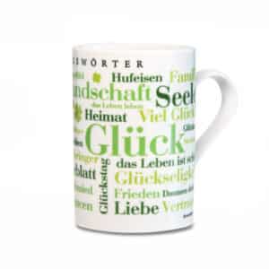 kaffebecher glückswörter