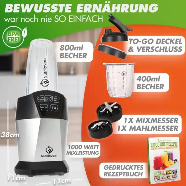 nutrilovers nutri blender smoothie maker to go 2
